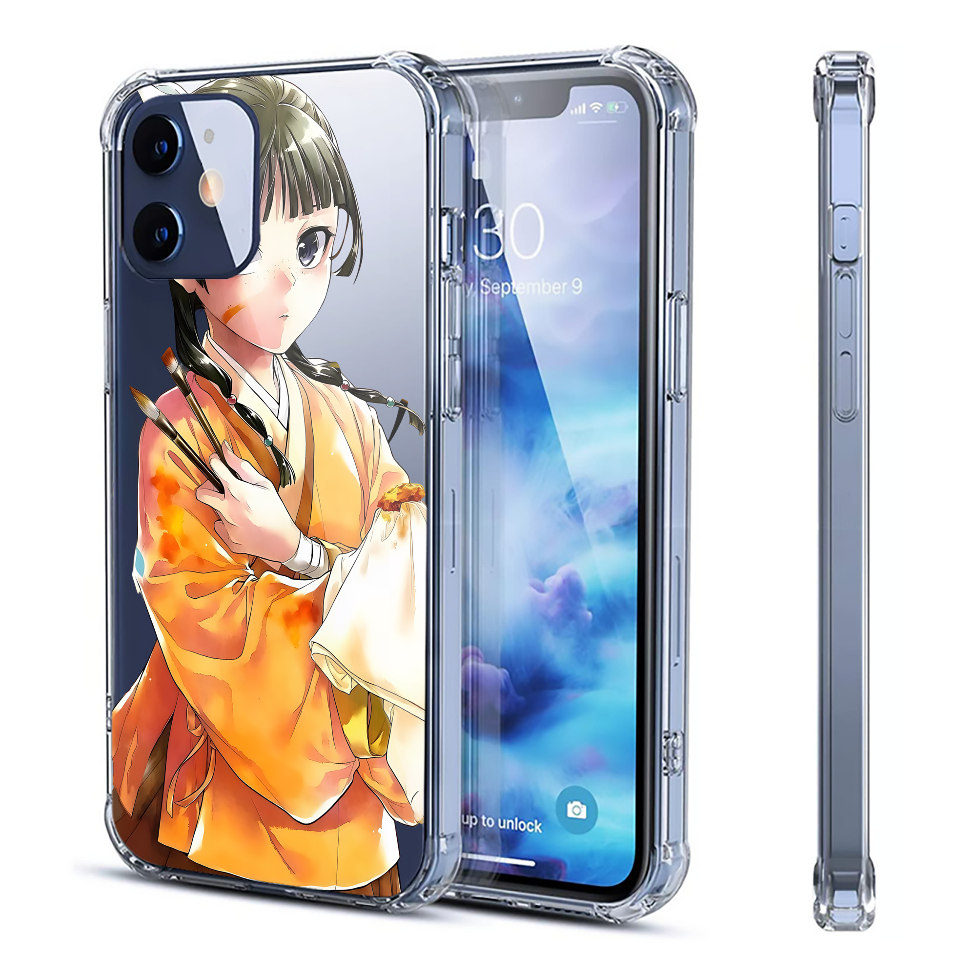 （画像用） 薬屋のひとりごと The Apothecary Diaries 【iPhone 12シリーズ対応】透明スマホケース（クリアソフトケース）